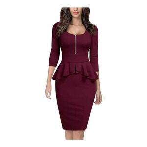 Deep red dress by Miusol size medium